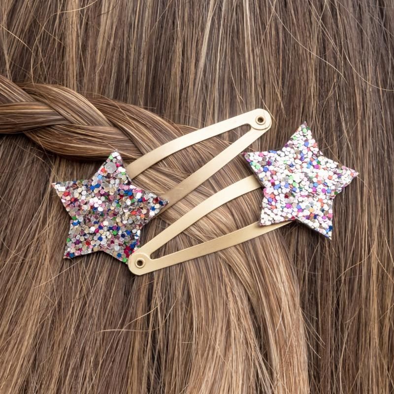 Rex London - Fairies In The Garden Glitter Star Hair Clips